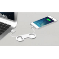 Portable USB to Lightning Key Chain Travel Charger Cable